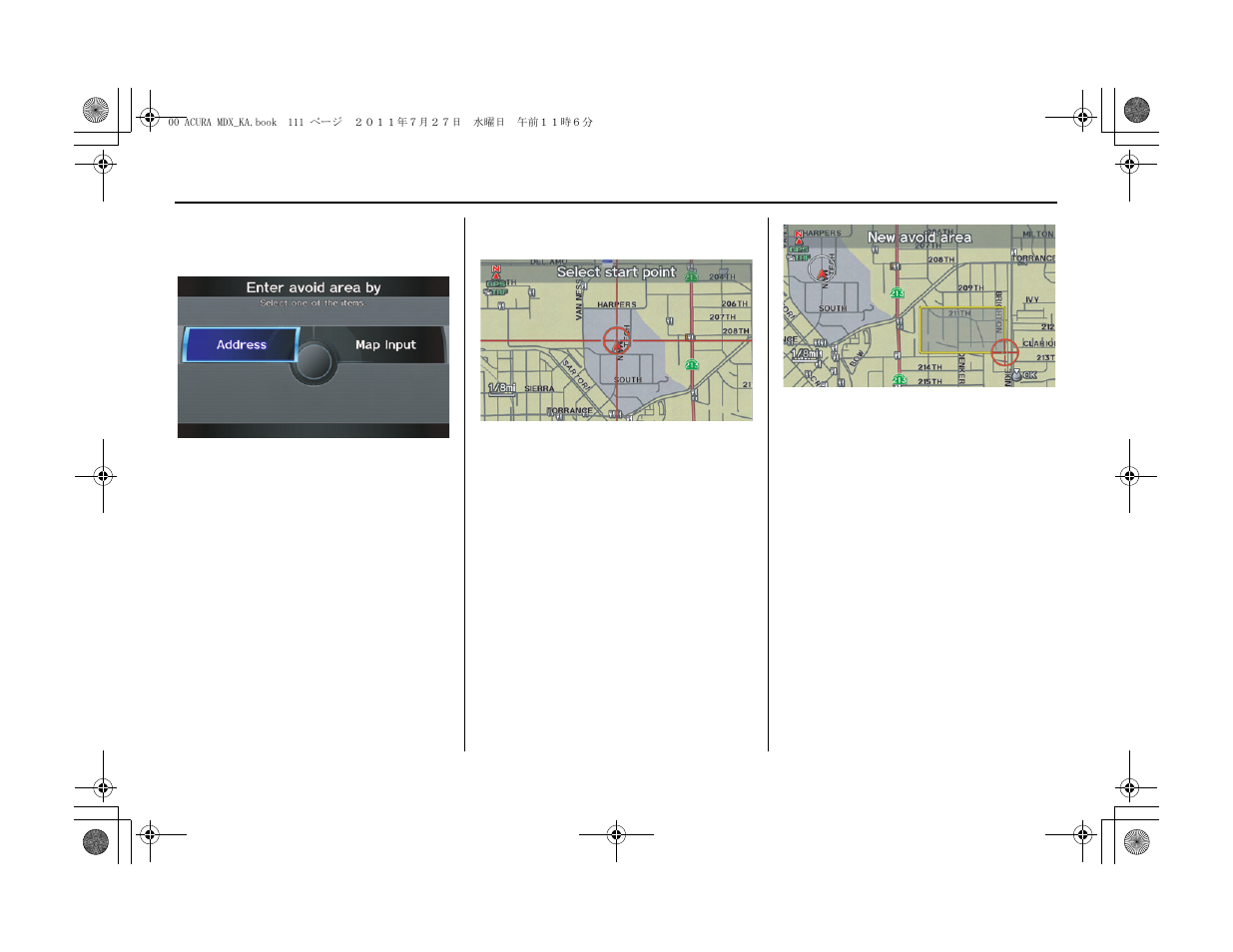 System setup | Acura 2012 MDX Navigation User Manual | Page 112 / 185