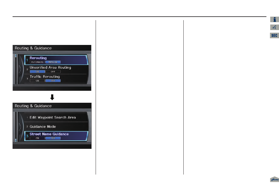 2013 tl, System setup | Acura 2013 TL Navigation User Manual | Page 105 / 183