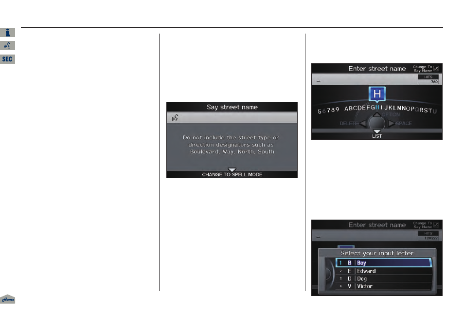 2013 tl, Entering a destination | Acura 2013 TL Navigation User Manual | Page 32 / 183