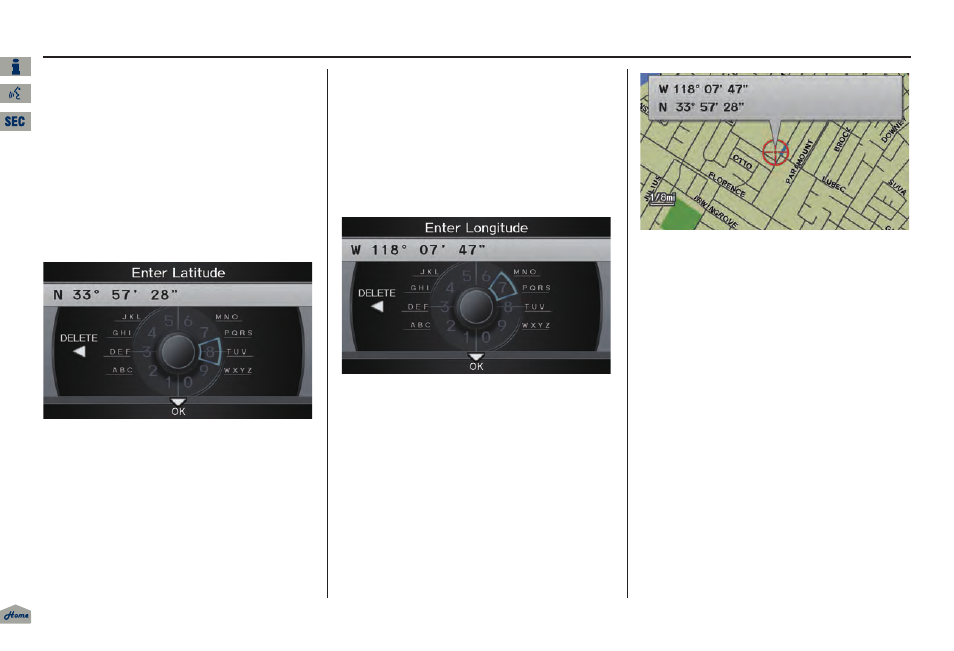 2013 tl, Entering a destination | Acura 2013 TL Navigation User Manual | Page 44 / 183