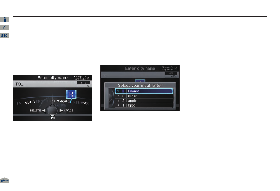 2013 tl, Entering a destination | Acura 2013 TL Navigation User Manual | Page 48 / 183