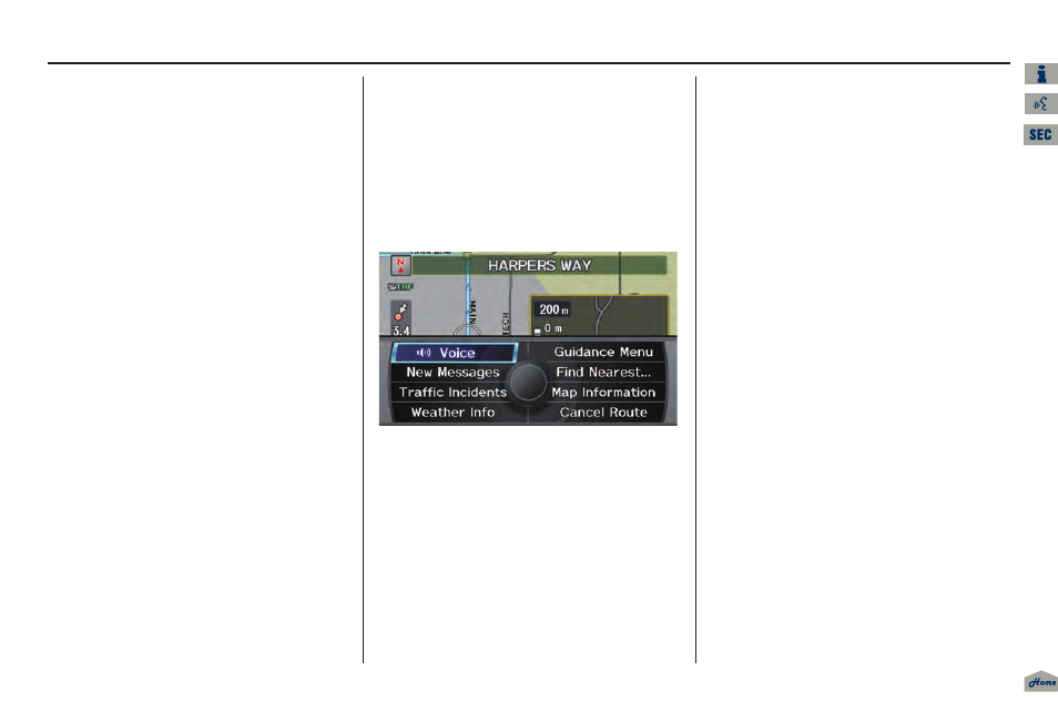 2013 tl, Driving to your destination | Acura 2013 TL Navigation User Manual | Page 59 / 183