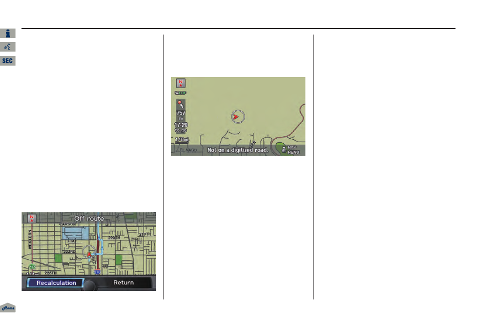 2013 tl, Driving to your destination | Acura 2013 TL Navigation User Manual | Page 72 / 183