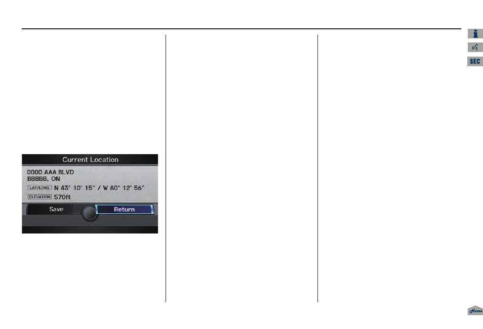 2013 tl, Driving to your destination | Acura 2013 TL Navigation User Manual | Page 73 / 183
