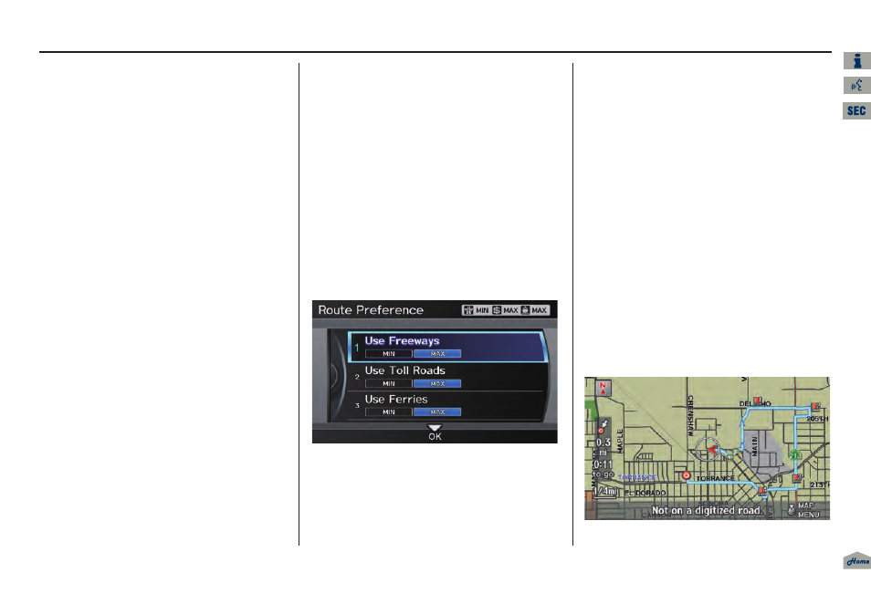 2013 tl, Driving to your destination | Acura 2013 TL Navigation User Manual | Page 77 / 183