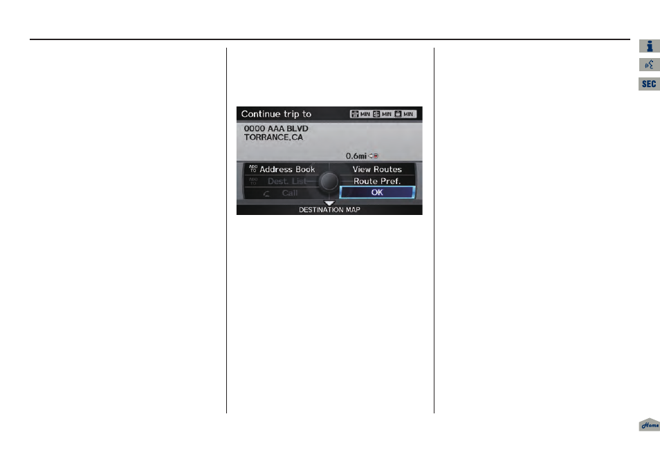 2013 tl, Driving to your destination | Acura 2013 TL Navigation User Manual | Page 81 / 183
