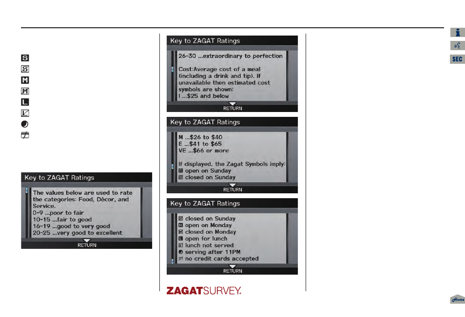 2013 tl, Information features | Acura 2013 TL Navigation User Manual | Page 95 / 183