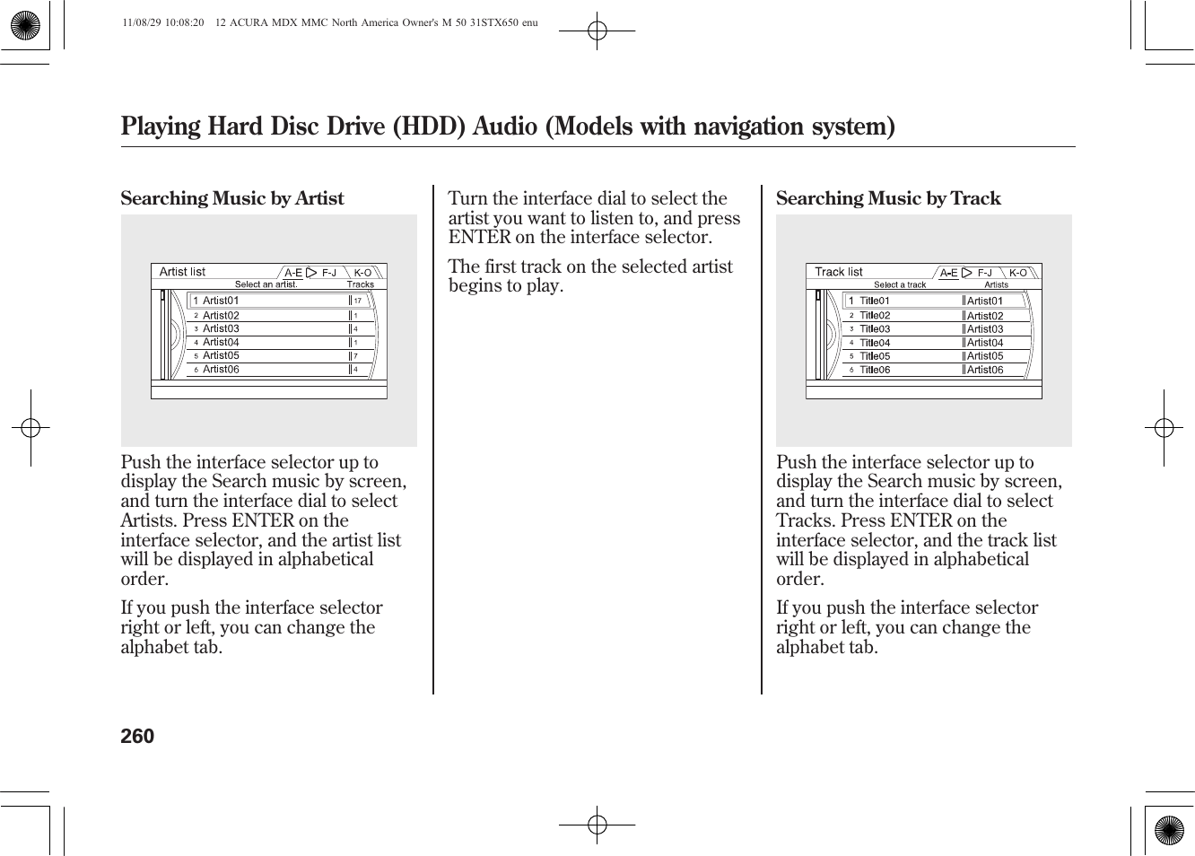 Acura 2012 MDX User Manual | Page 267 / 617