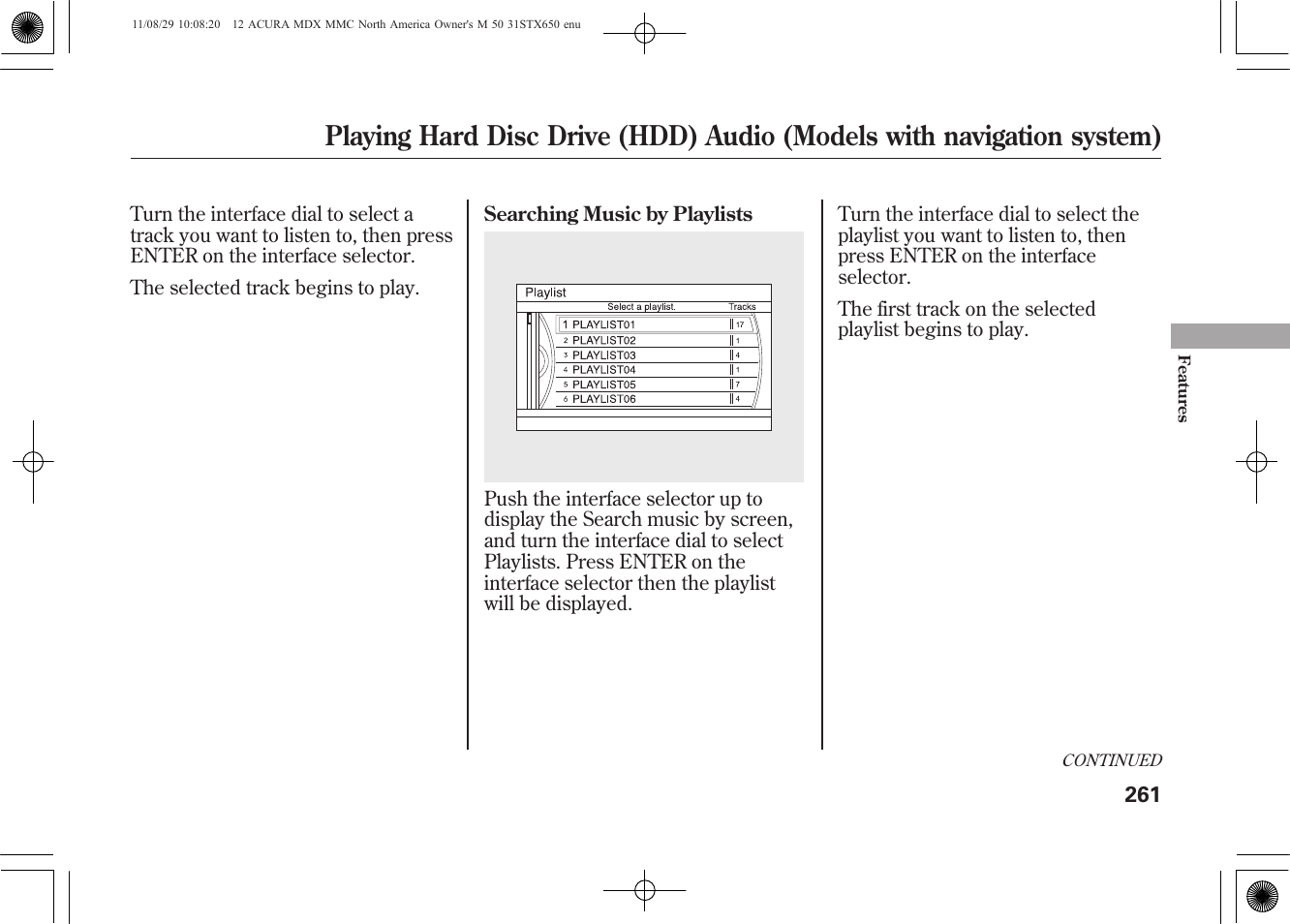 Acura 2012 MDX User Manual | Page 268 / 617