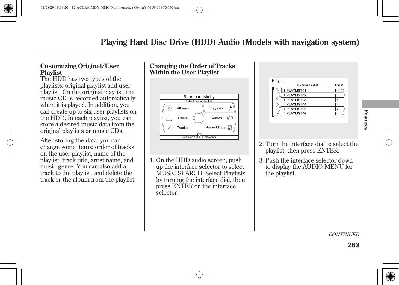 Acura 2012 MDX User Manual | Page 270 / 617