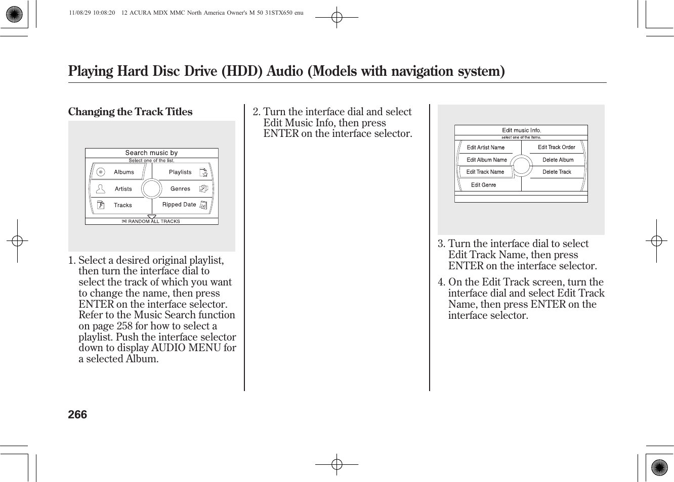 Acura 2012 MDX User Manual | Page 273 / 617