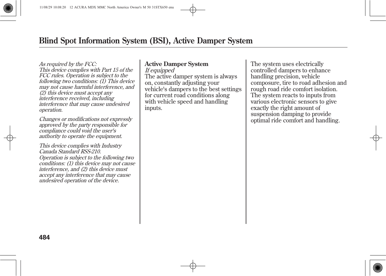 Acura 2012 MDX User Manual | Page 491 / 617