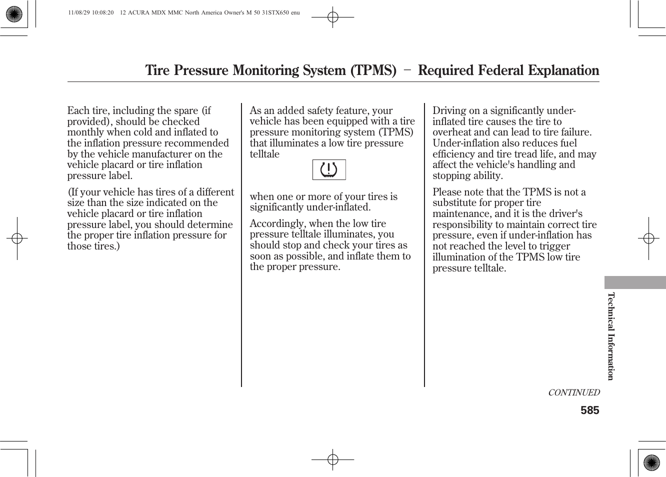 Acura 2012 MDX User Manual | Page 592 / 617