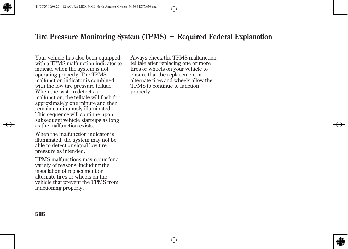 Acura 2012 MDX User Manual | Page 593 / 617