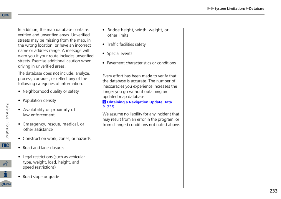 Acura 2014 RDX Navigation User Manual | Page 234 / 260