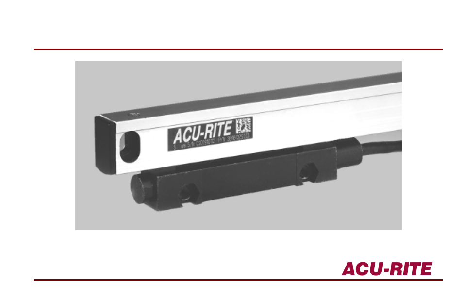 ACU-RITE Microscale User Manual | 20 pages