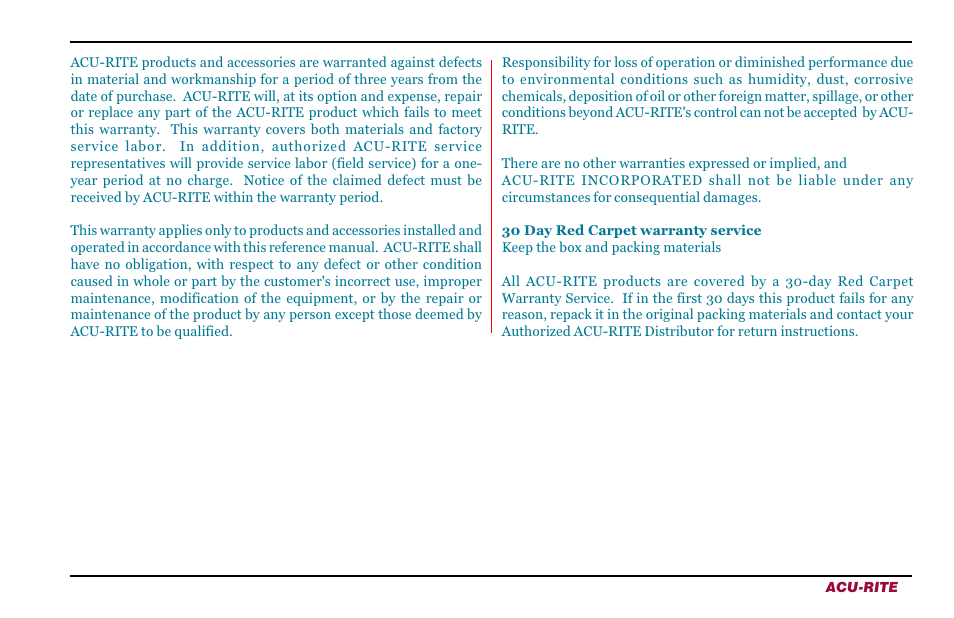 ACU-RITE Microscale User Manual | Page 17 / 20