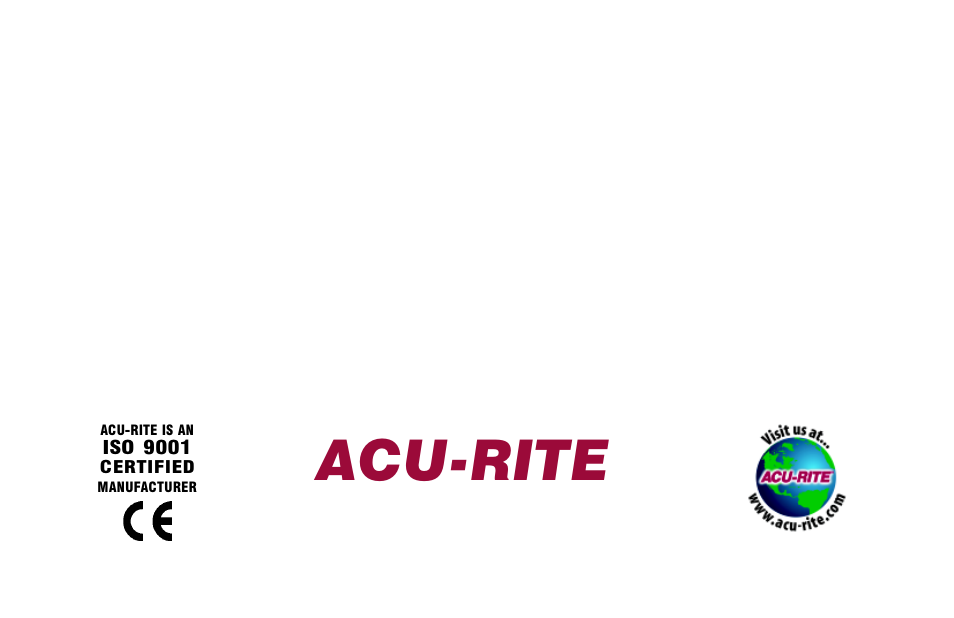 Acu-rite | ACU-RITE Microscale User Manual | Page 20 / 20