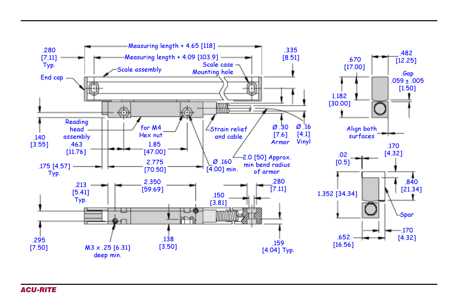 ACU-RITE Microscale User Manual | Page 6 / 20