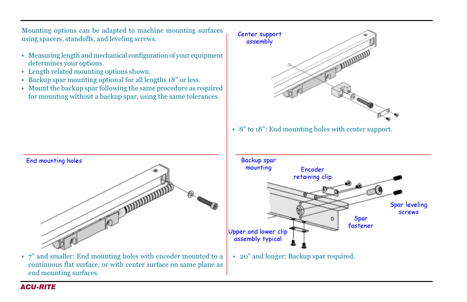 ACU-RITE Microscale User Manual | Page 8 / 20