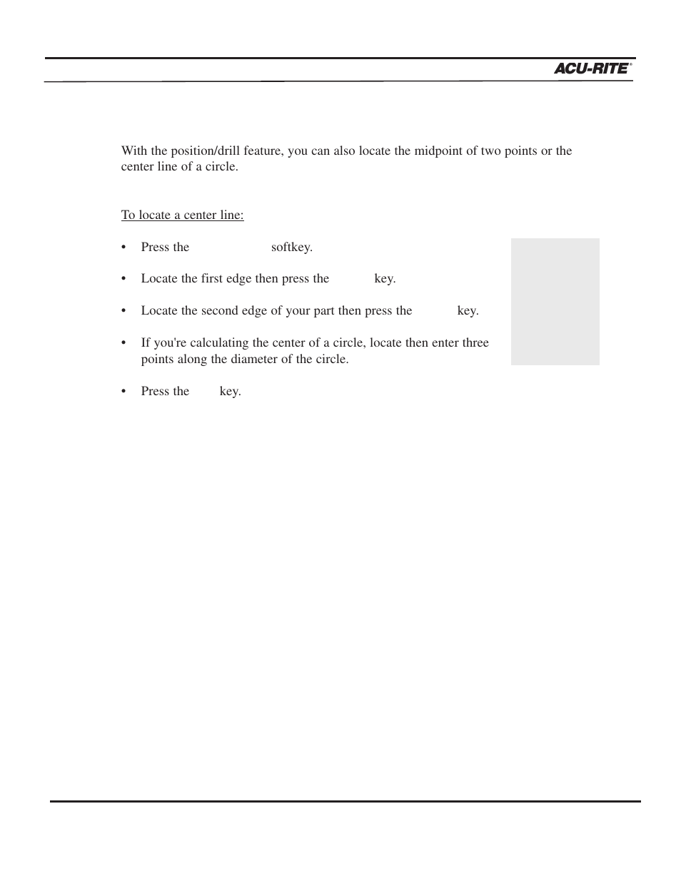 Program steps, Operation manual | ACU-RITE MILLPWR 3 Axes User Manual | Page 103 / 241