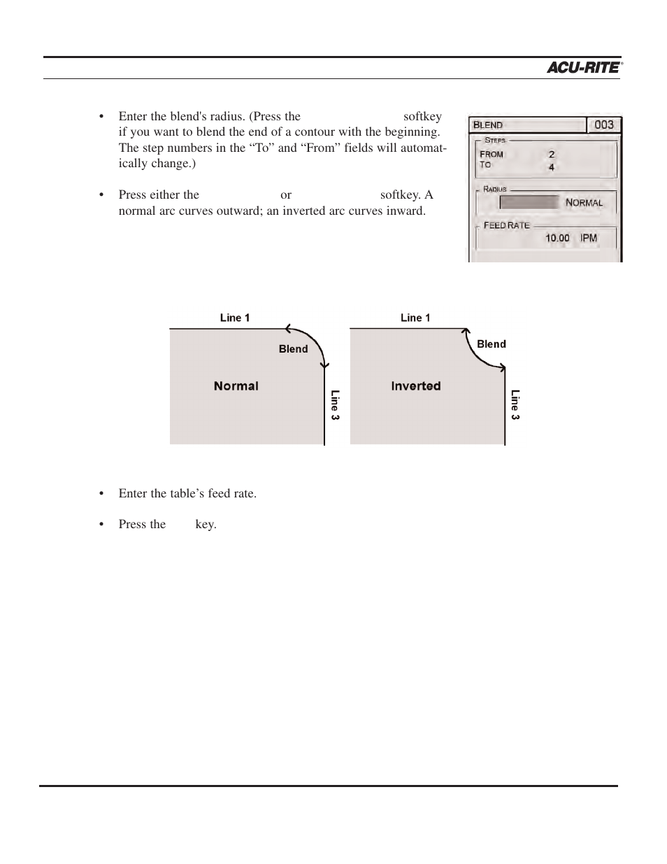 Program steps | ACU-RITE MILLPWR 3 Axes User Manual | Page 108 / 241