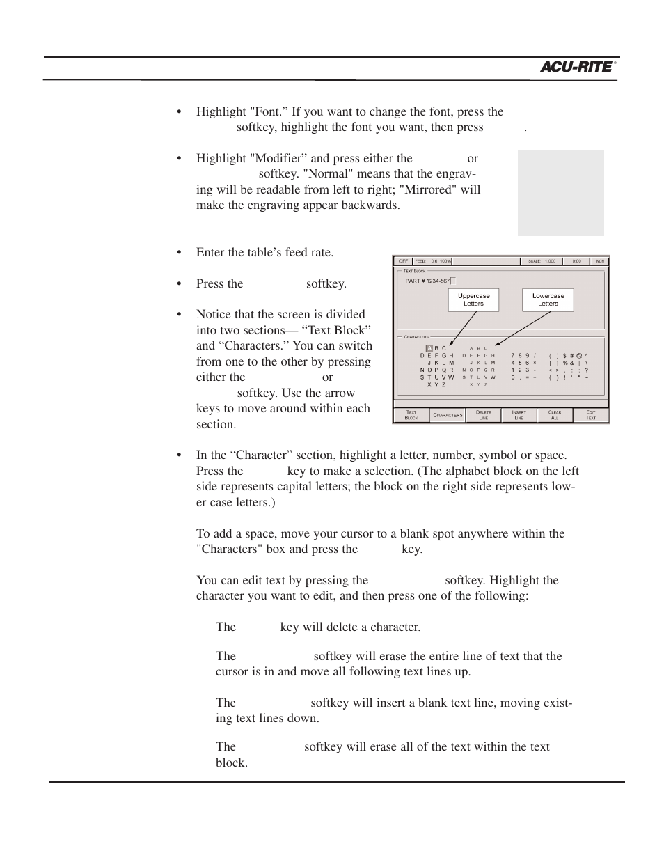 Program steps, Operation manual | ACU-RITE MILLPWR 3 Axes User Manual | Page 141 / 241