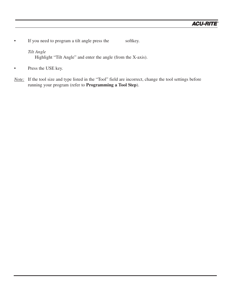 Program steps | ACU-RITE MILLPWR 3 Axes User Manual | Page 146 / 241