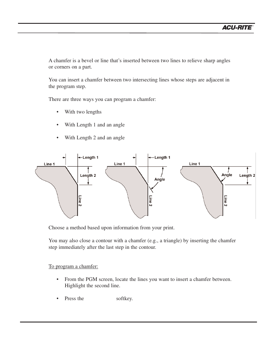 Program steps | ACU-RITE MILLPWR 3 Axes User Manual | Page 147 / 241