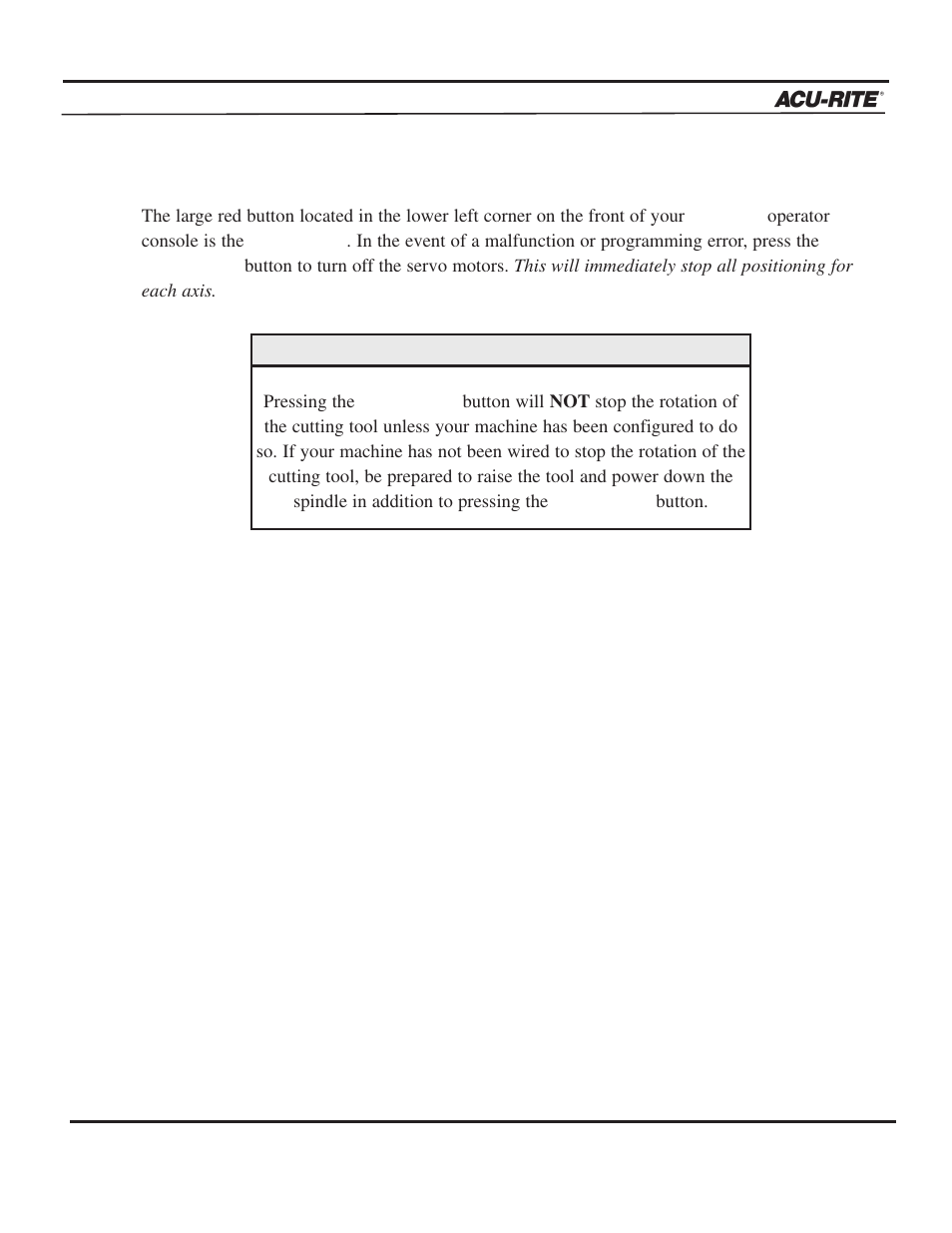 Introduction, Operation manual | ACU-RITE MILLPWR 3 Axes User Manual | Page 15 / 241