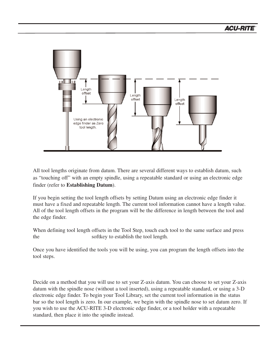 Setup | ACU-RITE MILLPWR 3 Axes User Manual | Page 185 / 241