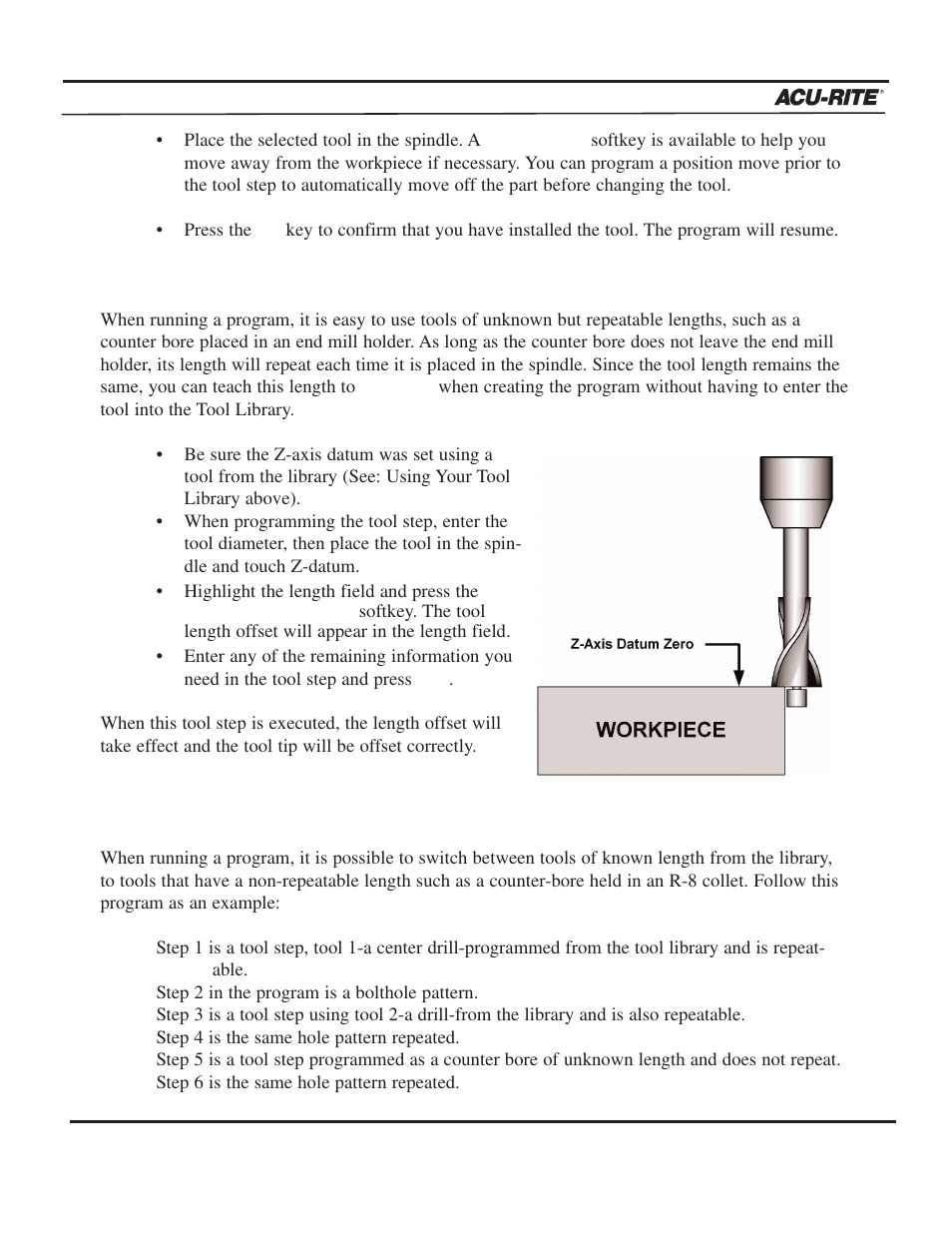 Setup | ACU-RITE MILLPWR 3 Axes User Manual | Page 189 / 241