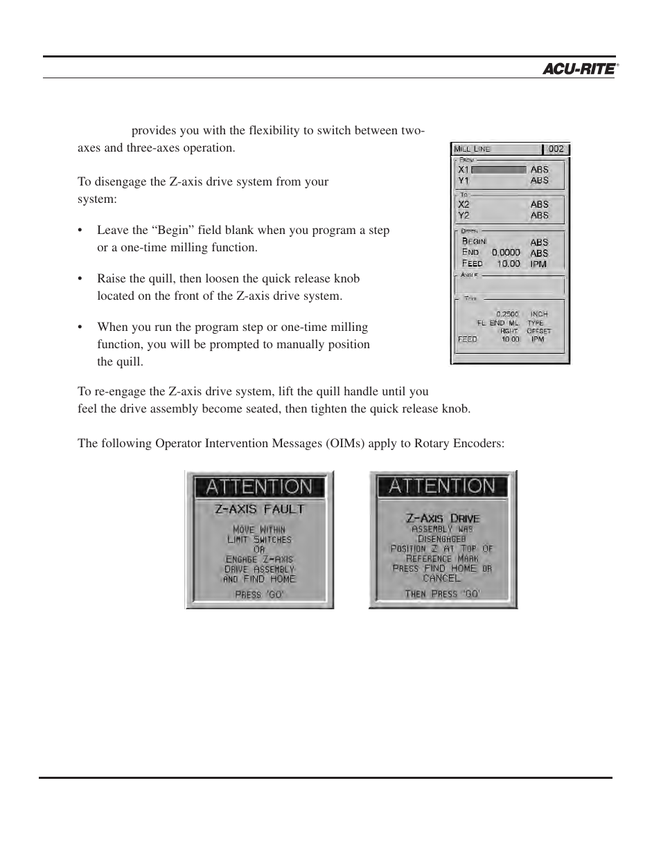 Introduction | ACU-RITE MILLPWR 3 Axes User Manual | Page 20 / 241