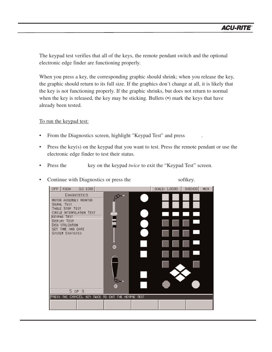 Setup | ACU-RITE MILLPWR 3 Axes User Manual | Page 215 / 241