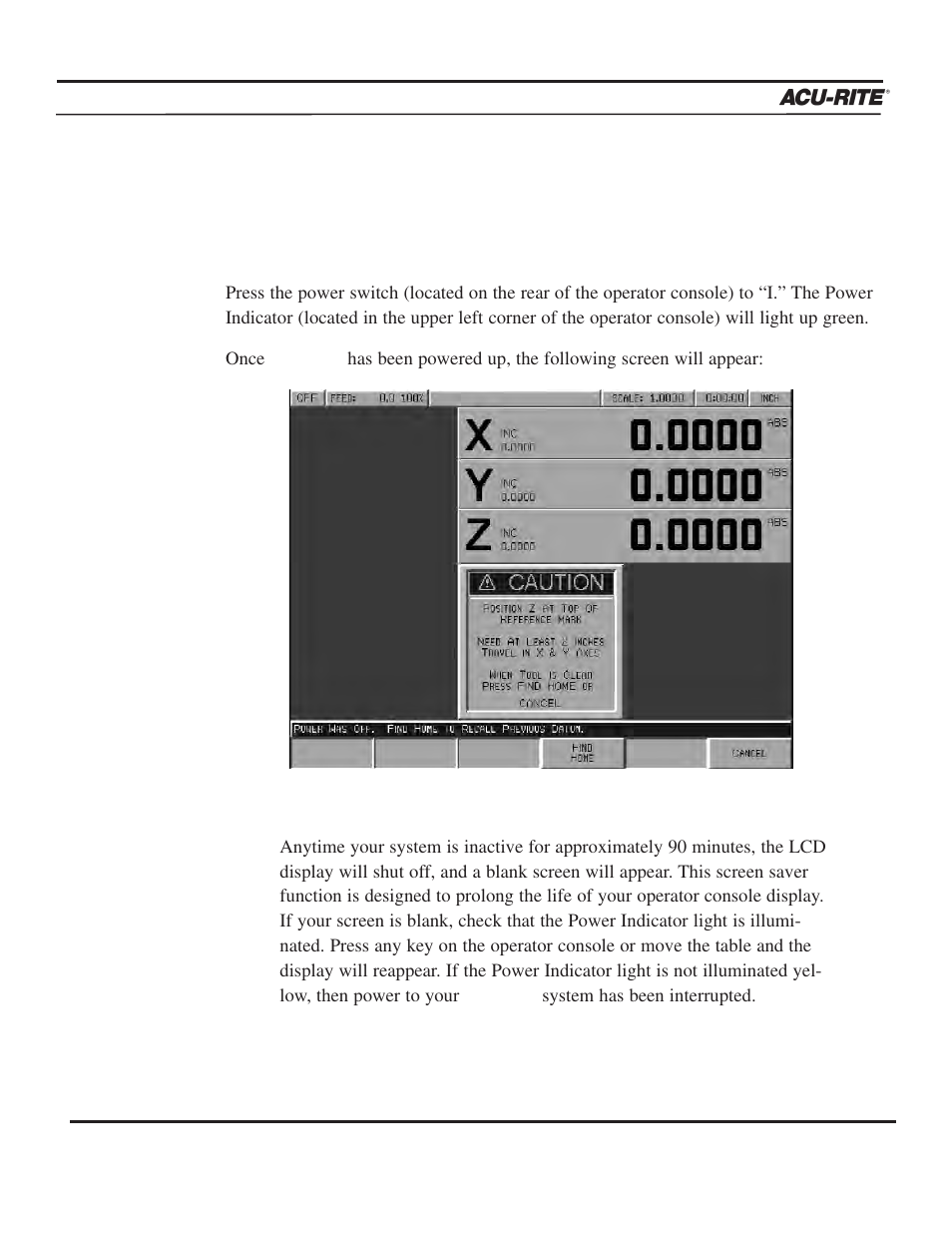 ACU-RITE MILLPWR 3 Axes User Manual | Page 24 / 241