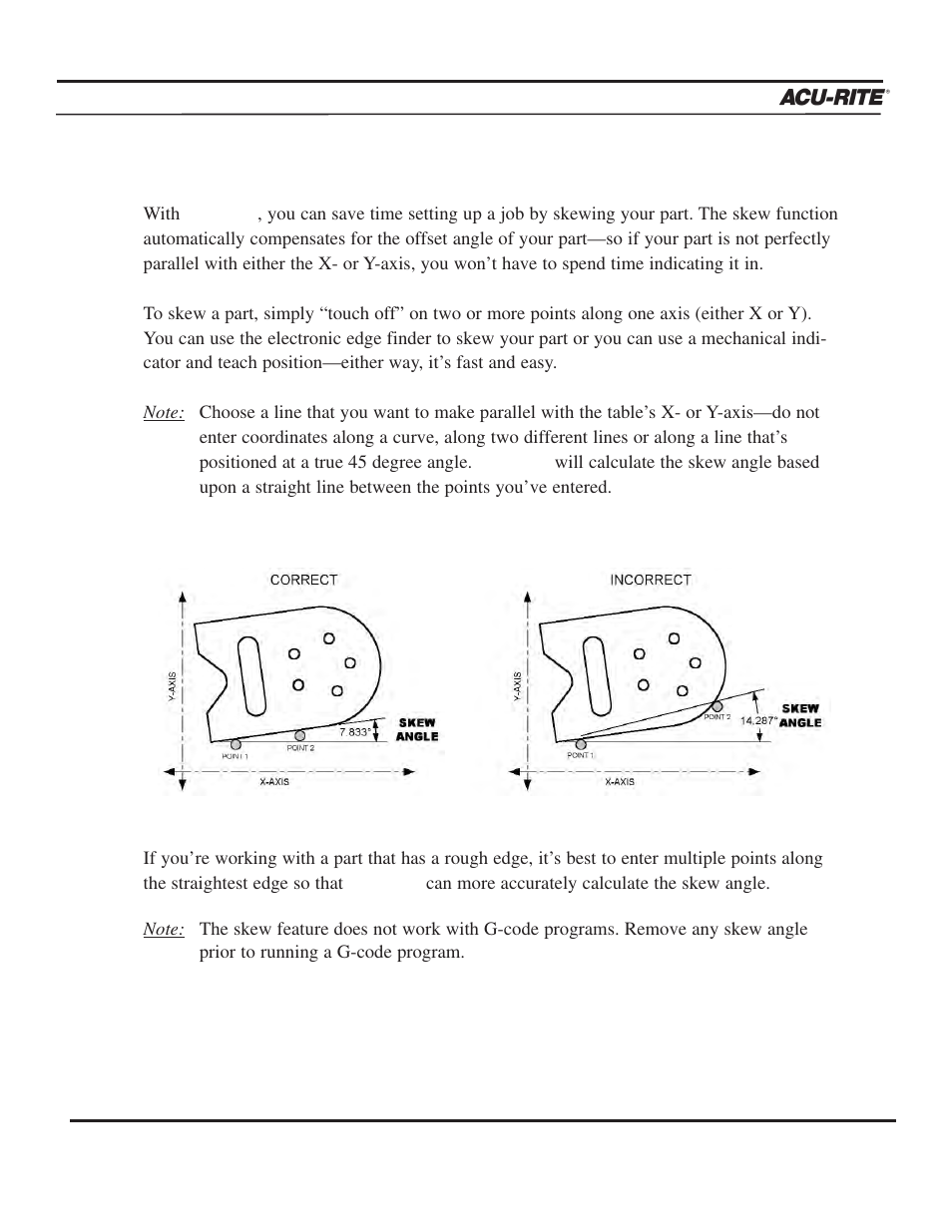 ACU-RITE MILLPWR 3 Axes User Manual | Page 30 / 241