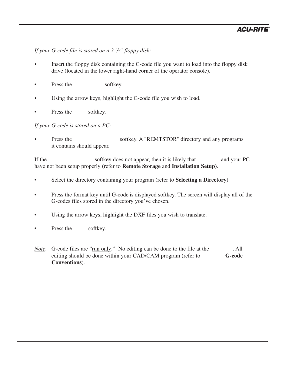 Programming, Operation manual | ACU-RITE MILLPWR 3 Axes User Manual | Page 66 / 241