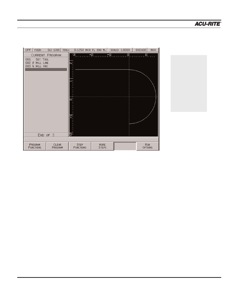 Demonstration | ACU-RITE MILLPWR 3 Axes User Manual | Page 83 / 241