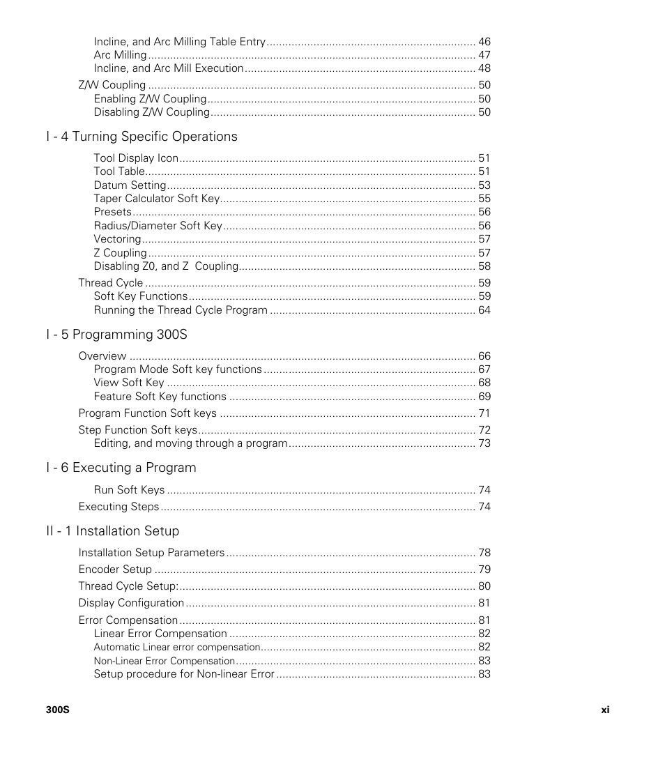 ACU-RITE 300S User Manual | Page 13 / 120