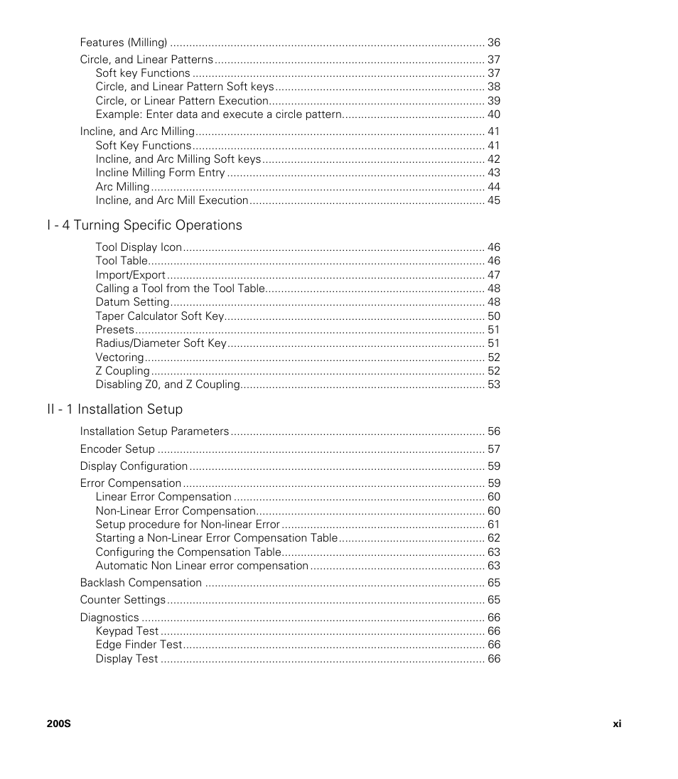 ACU-RITE 200S User Manual | Page 13 / 98