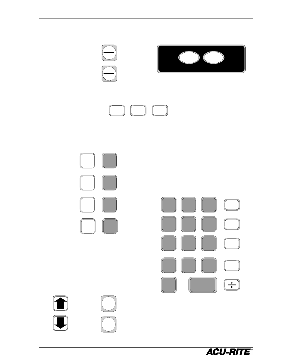 Z2 z1 x y | ACU-RITE VRO 300T User Manual | Page 10 / 61