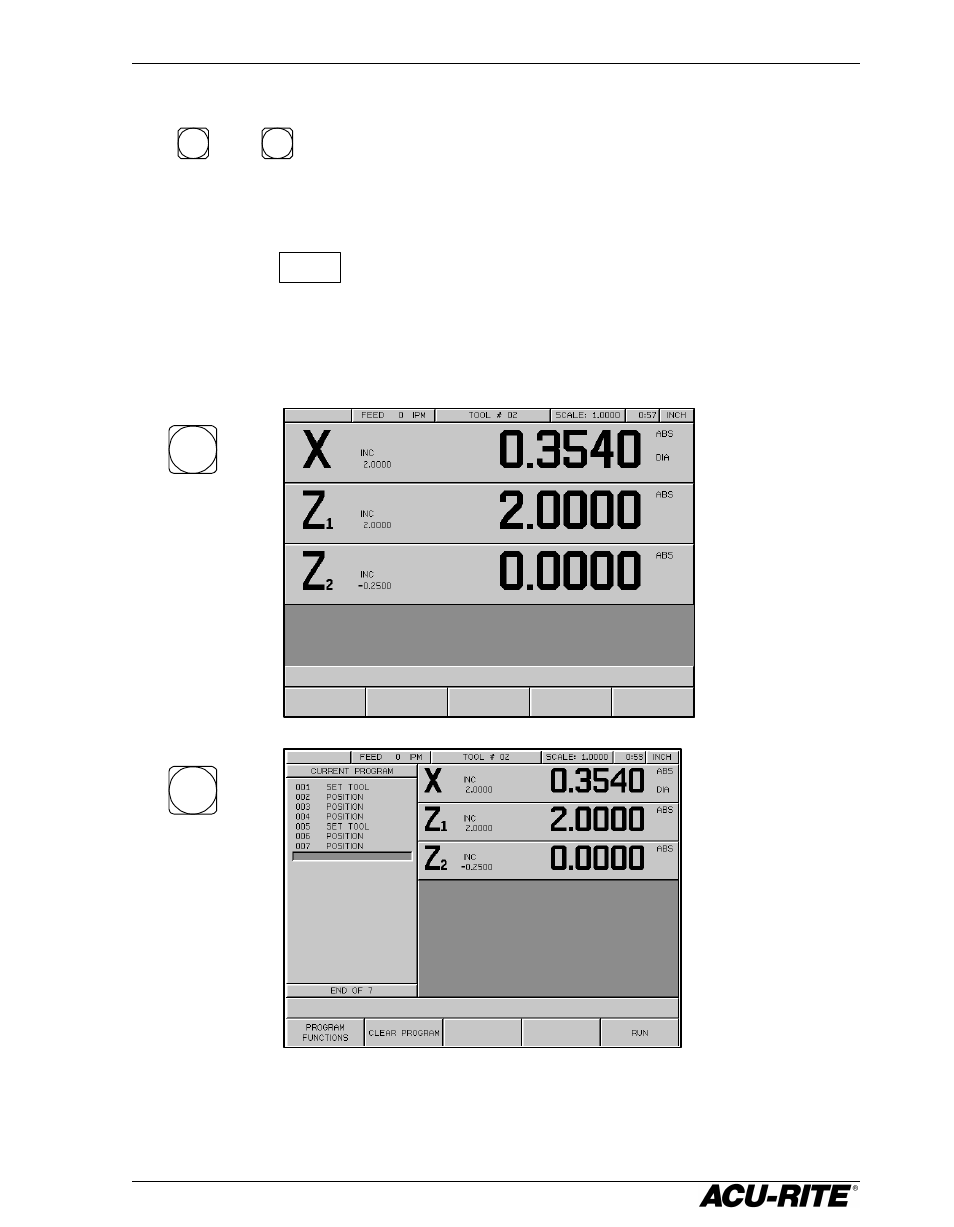 ACU-RITE VRO 300T User Manual | Page 12 / 61