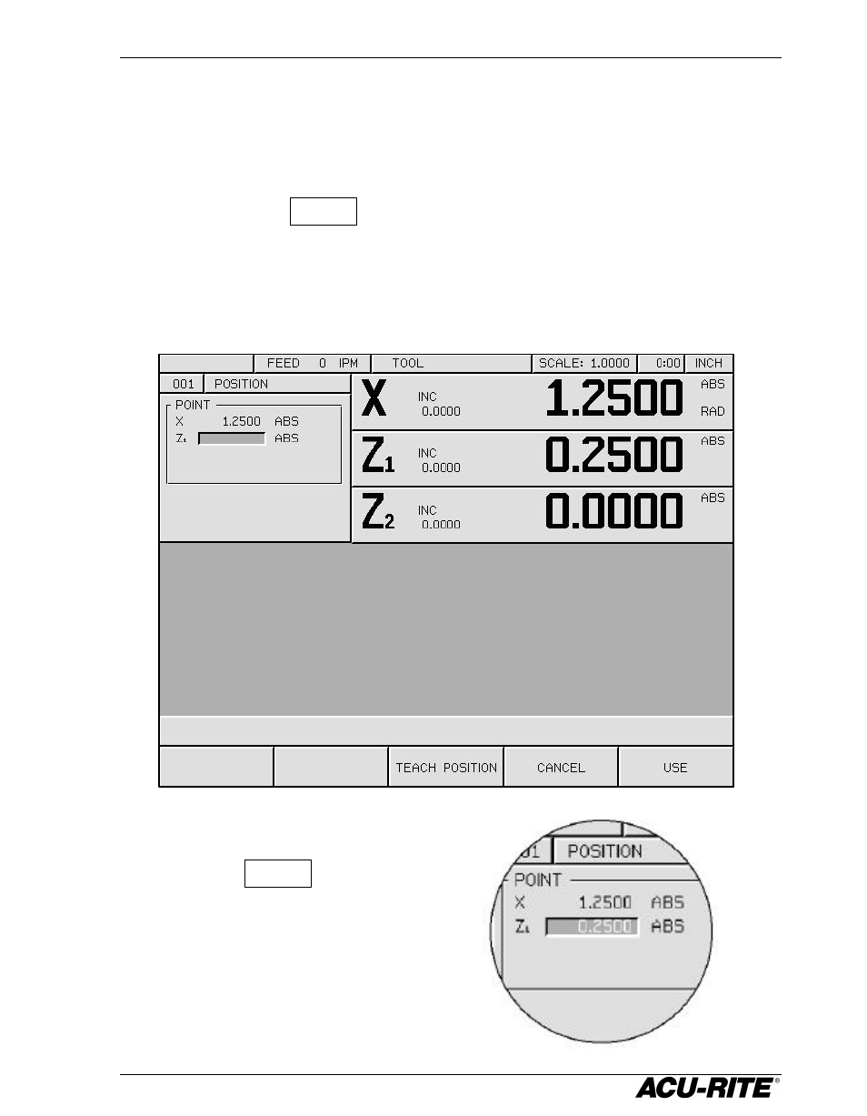 ACU-RITE VRO 300T User Manual | Page 30 / 61