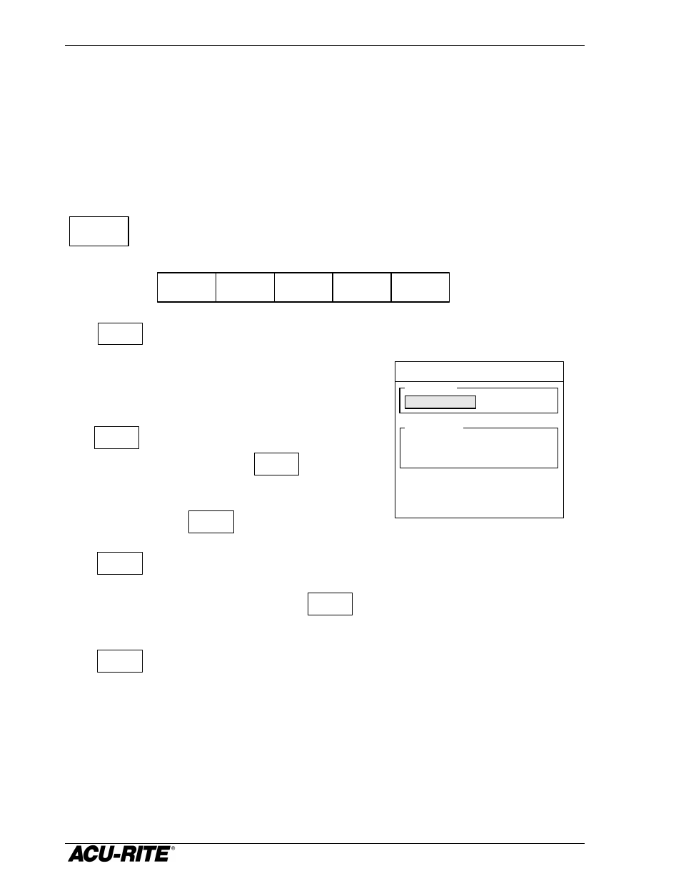 Compensation entry methods, Softkey brings up the, Form. f | You can change the, Field only. use the, Softkey. the | ACU-RITE VRO 300T User Manual | Page 45 / 61