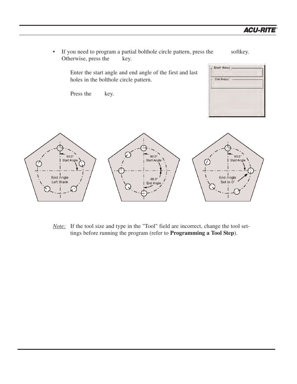 Program steps | ACU-RITE MILLPWR 2 Axes User Manual | Page 121 / 225