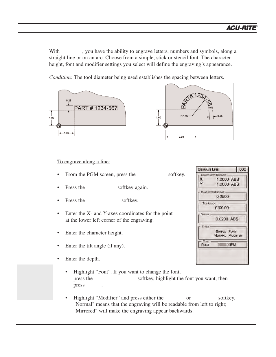 Program steps, Operation manual | ACU-RITE MILLPWR 2 Axes User Manual | Page 129 / 225