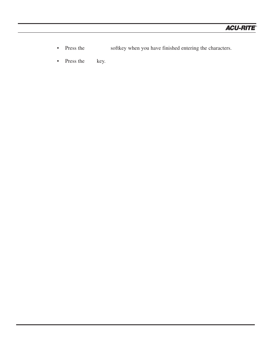Program steps | ACU-RITE MILLPWR 2 Axes User Manual | Page 131 / 225