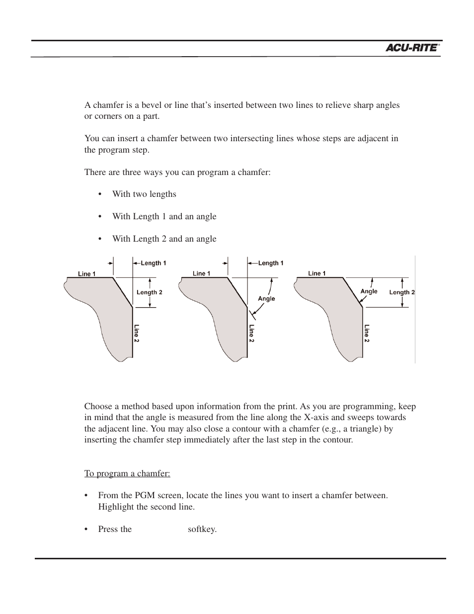 Program steps | ACU-RITE MILLPWR 2 Axes User Manual | Page 136 / 225