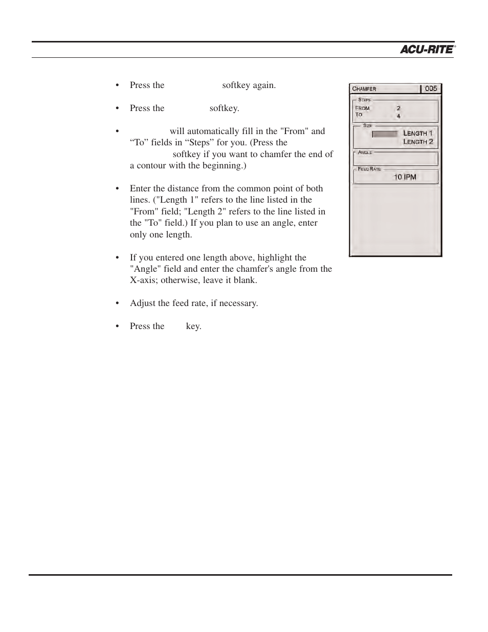 Program steps, Operation manual | ACU-RITE MILLPWR 2 Axes User Manual | Page 137 / 225
