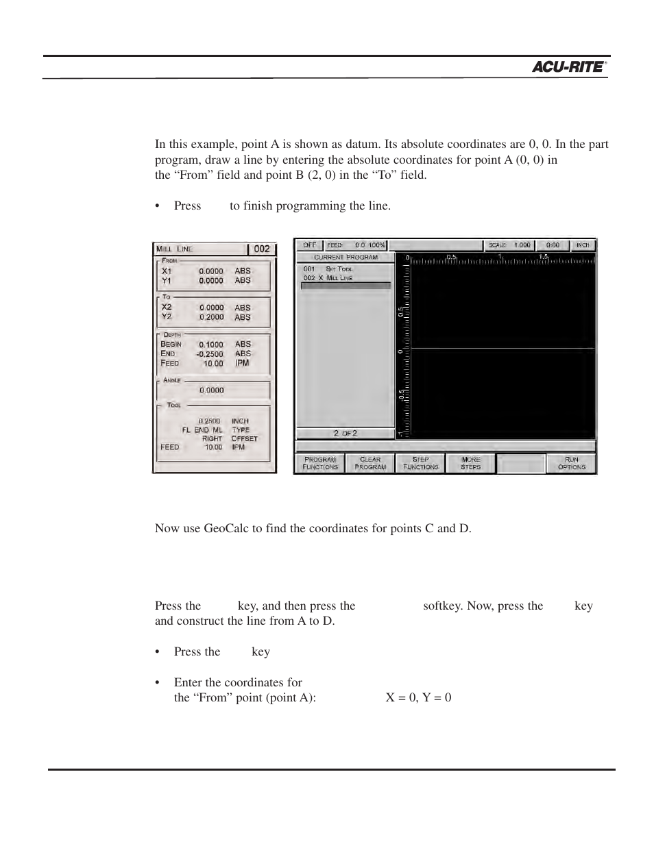 Calculator, Operation manual | ACU-RITE MILLPWR 2 Axes User Manual | Page 162 / 225
